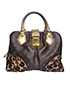 Monogram Leopard Adele, front view